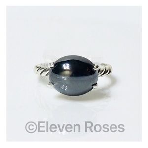 David Yurman Sterling Color Classics Hematine Ring